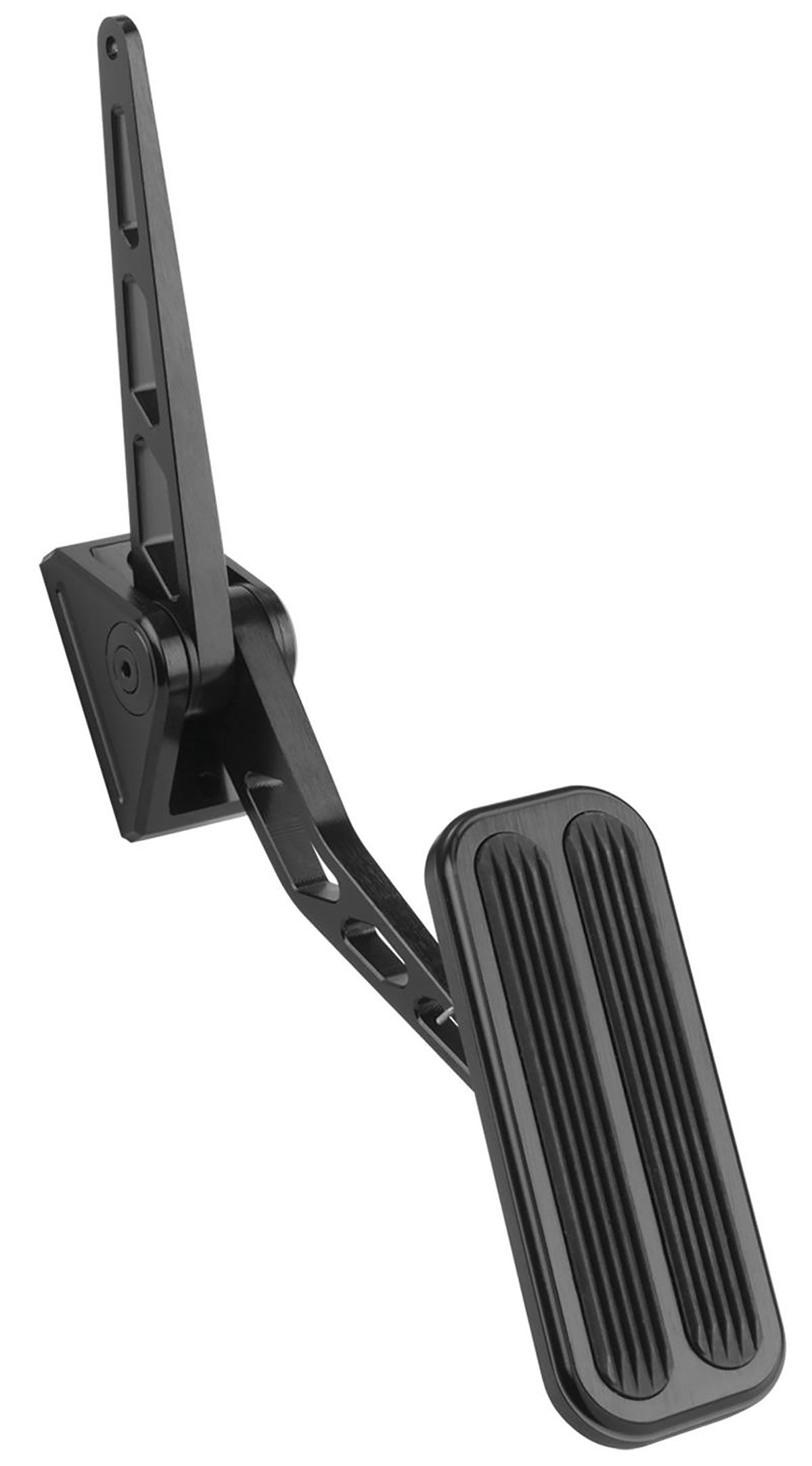 BLACK BILLET THROTTLE PEDAL W/RUBBER COMPETITOR CENTRE