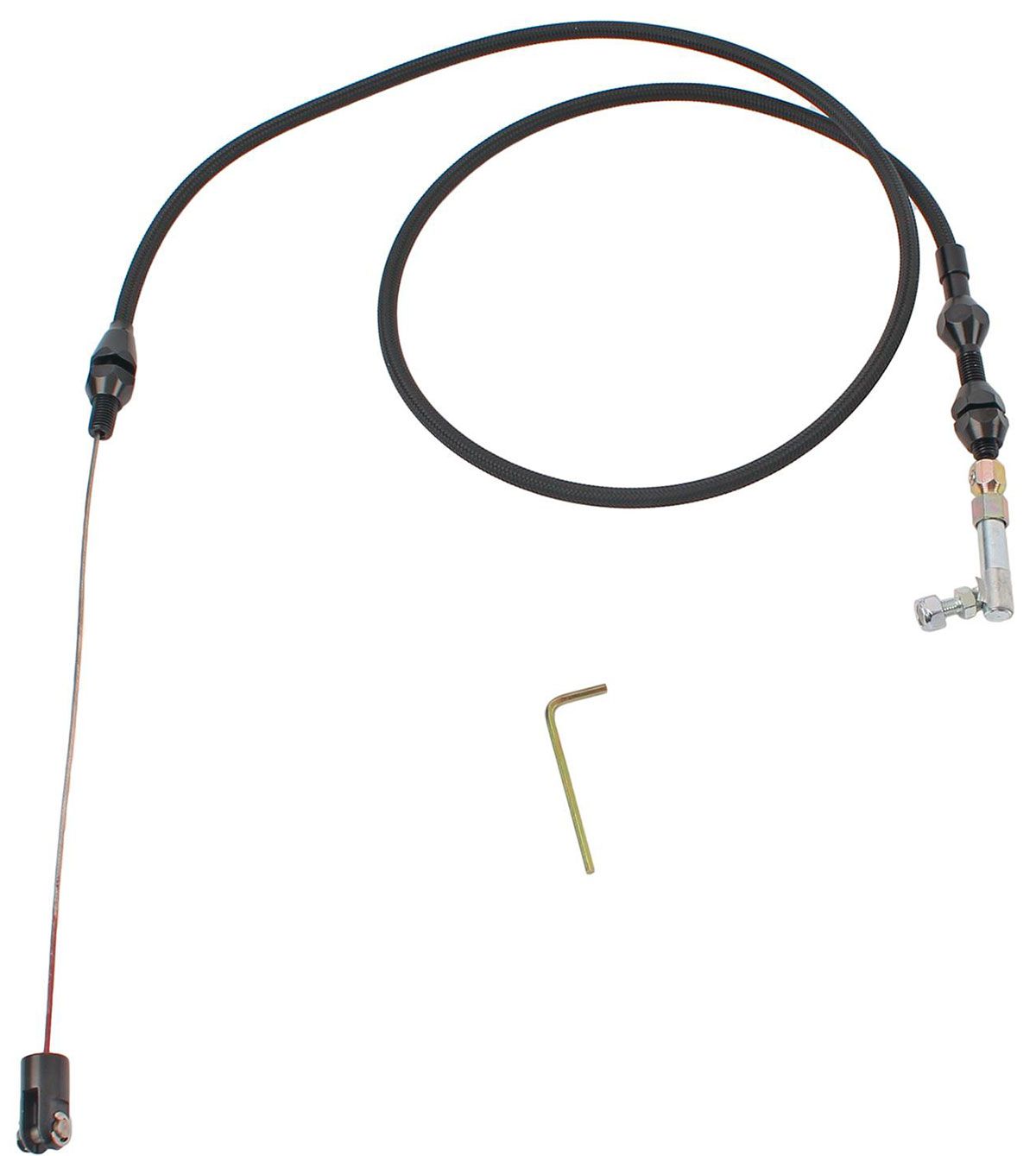 THROTTLE CABLE *BLACK* ANODIZES/S 36" LONG