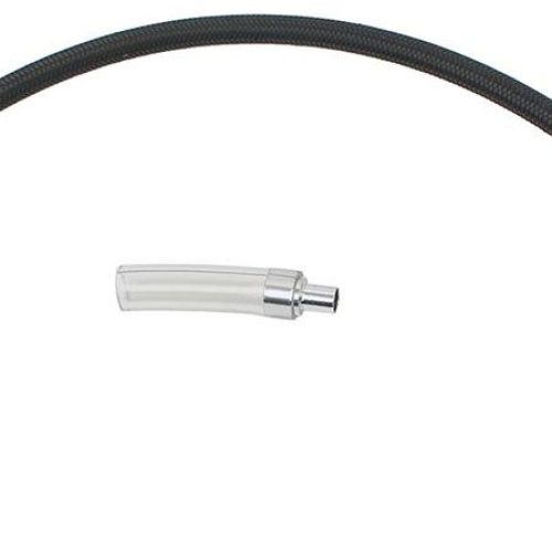 BLACK TH350 TH400 DIPSTICK    FLEXIBLE FIREWALL MOUNT