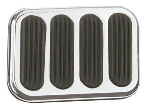 XL CHROME BRAKE PAD w/RUBBER