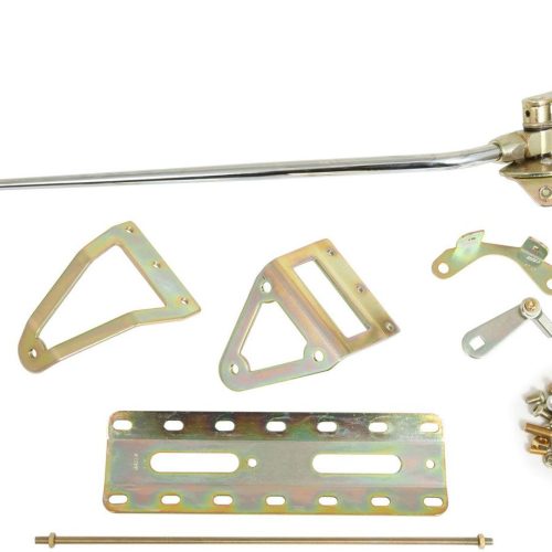 LOKAR SINGLE BEND SHIFTER 23 TH-350 BRUSHED ALLOY MUSHROOM