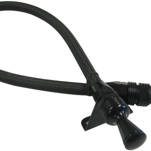 GM PG LOCKING FLEXIBLE F/WALL MOUNT BLACK TRANS DIPSTICK
