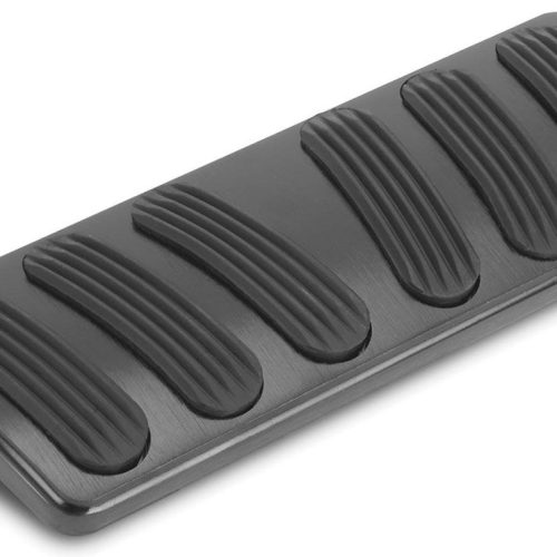 BLACK 67-69 CAMARO BILLET ALUMCURVED AUTO BRAKE PEDAL