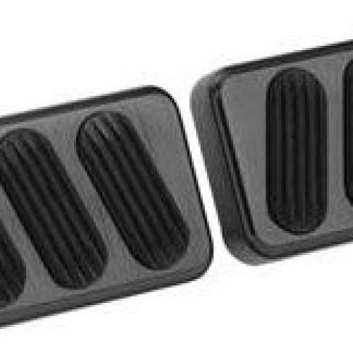 BLACK BILLET BRAKE/CLUTCH PAD PR W/RUBBER INS 64-70 MUSTANG