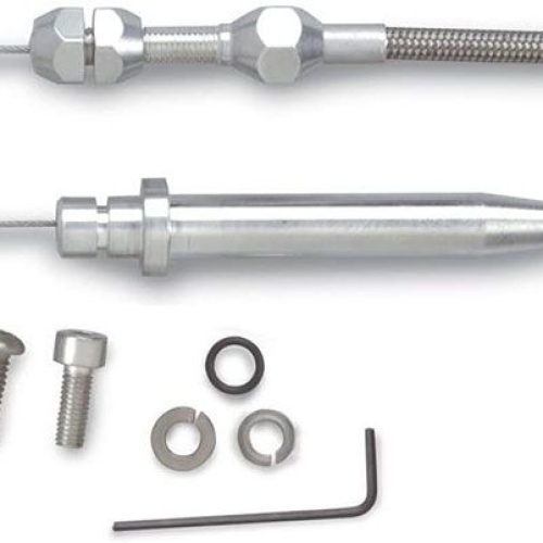 LOKAR KICKDOWN CABLES SUIT C4 POLISHED KITS