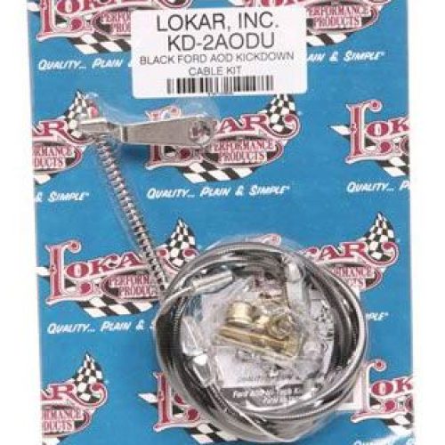 LOKAR KICKDOWN CABLES SUIT AODBLACK KIT