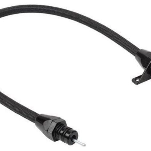 C4 FLEXIBLE DIPSTICK BLACK    FIREWALL MOUNT, SUIT CASE FILL