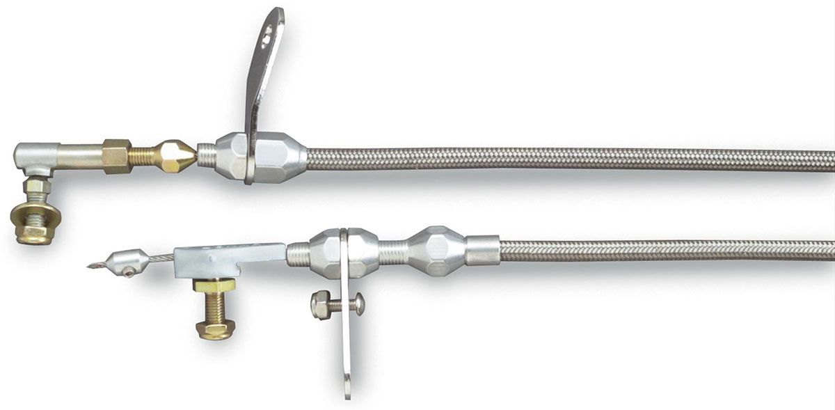 LOKAR KICKDOWN CABLES FOR 727 CHRYSLER STAINLESS CABLE KIT