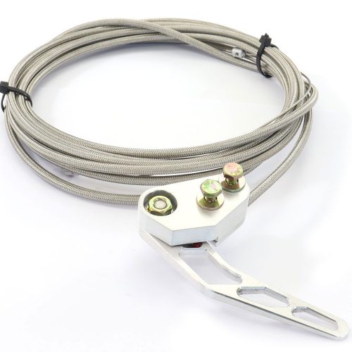 LOKAR STAINLESS BOOT RELEASE &CABLE AND BILLET LEVER R/H MO