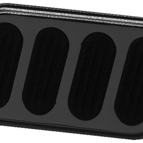 BLACK STEEL BRAKE PAD W/RUBBER
