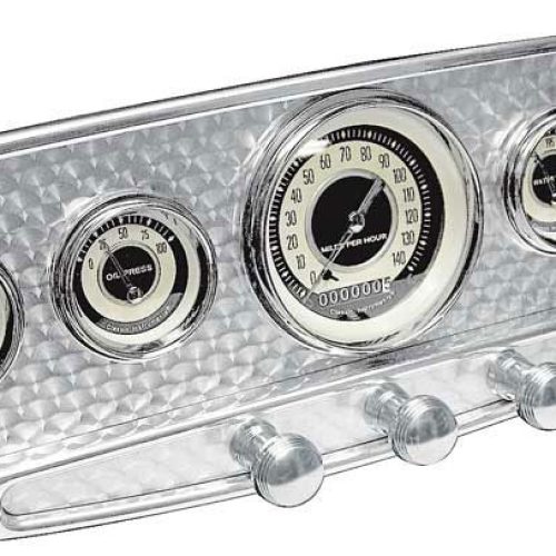 LOKAR GOOLSBY BILLET ALUM 5 GAUGE DASH INSERT TURNED