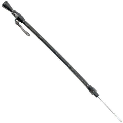 UNIVERSAL DIPSTICK 1/4 NPT PANFITTING. BLACK. 12″ LONG HOUS