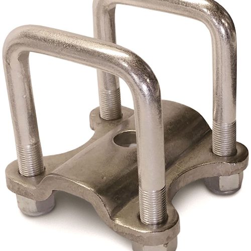 STEEL SPRING PAD & U BOLT SET PLAIN STEEL