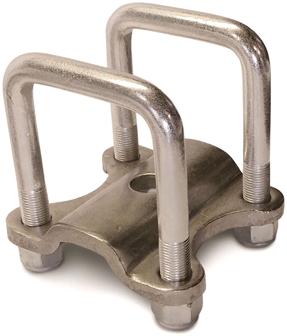 STEEL SPRING PAD & U BOLT SET PLAIN STEEL