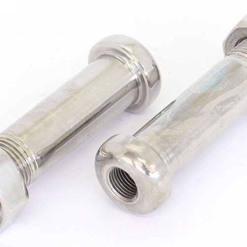 SOCAL S/S THRU FRAME FITTINGS PR POLISHED S/S SUIT 2-1/4