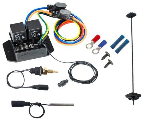 DIGITAL THERMATIC FAN SWITCH WITH 1/8" NPT TEMP SENSOR