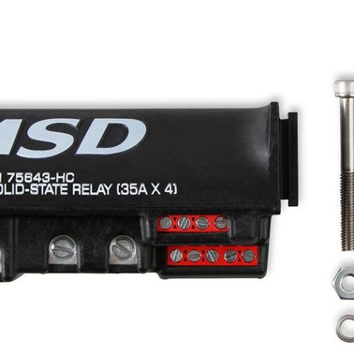 HIGH CURRENT SOLID STATE RELAY4 X 35 AMP CHANNELS, BLACK