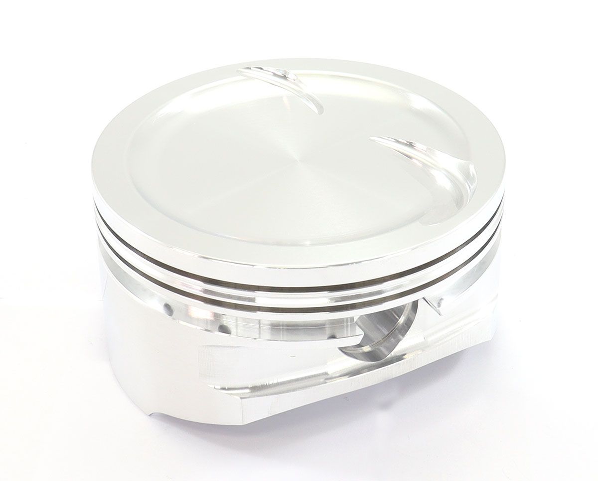 SBF DISH PISTONS -18.4cc 4.157BORE, 1.065"CH TFS TWIST HEAD