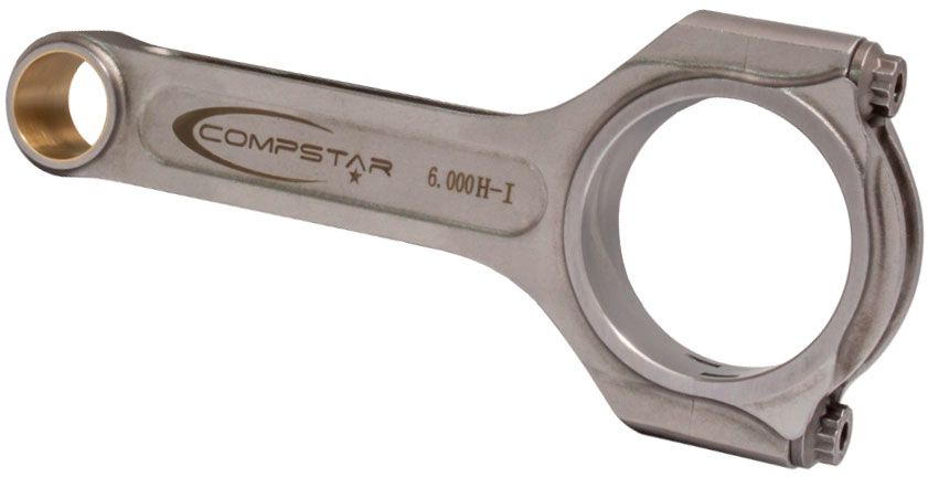 XTREME H-I CONRODS, BBC 6.700"2.200" BE, .990" PIN, COMPSTAR