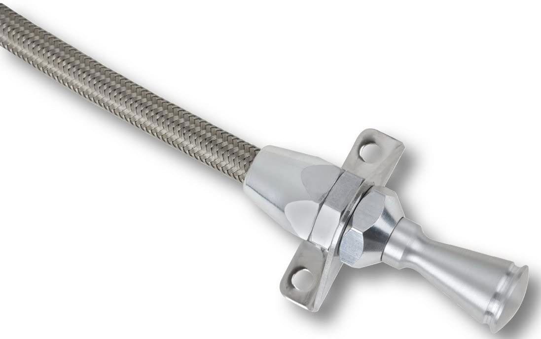 LOKAR FORD C6 FLEXIBLE GEAR BOX DIPSTICK FIREWALL MOUNT