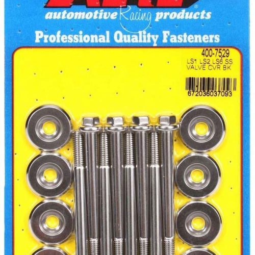 VALVE COVER BOLT KIT, GM LS   HEX, STAINLESS STEEL