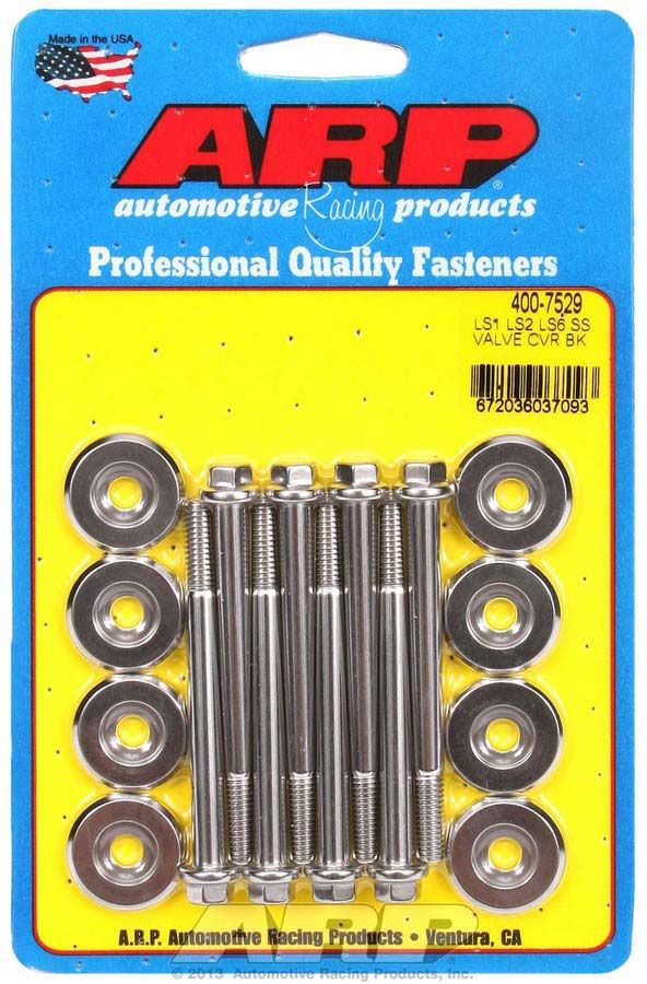 VALVE COVER BOLT KIT, GM LS HEX, STAINLESS STEEL