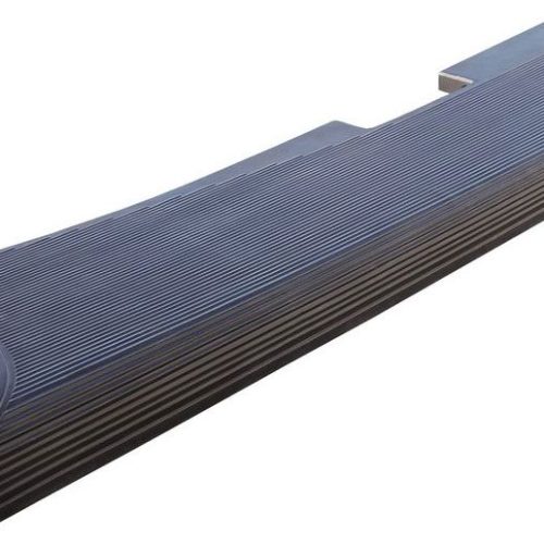 1937-39 FORD STEEL RUNNING BOARDS ORIGINAL RUBBER RIBBED