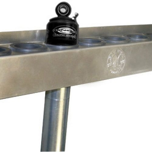 SMALL SHOCK RACK 25x3x3.75″   HOLD 8 SHOCKS 2″ BODY ALUMINUM
