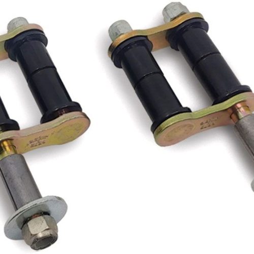 1935-39 PLAIN STEEL SHACKLES FRONT WITH SHOCK STUD