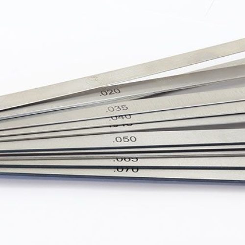 CARBON STEEL CLUTCH FEELER GAUGE SET 12″ LONG .020″-.075″