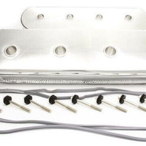 FABRICATED VALVE COVERS, LS   POLISHED, NO COIL MOUNTS