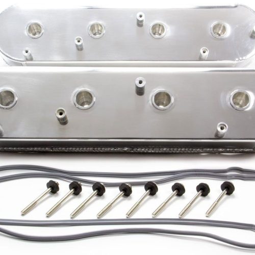 FABRCATED VALVE COVERS, LS    POLISHED, WITH COIL MOUNTS