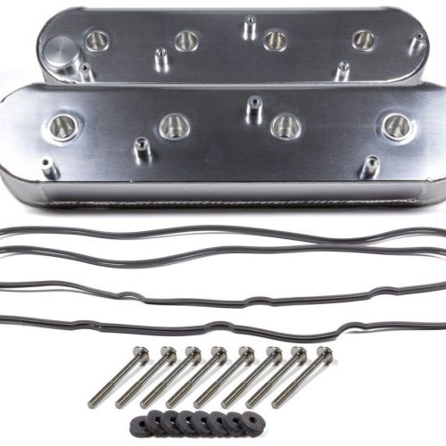 FABRICATED VALVE COVERS, LS   ANODIZED, WITH COIL MOUNTS