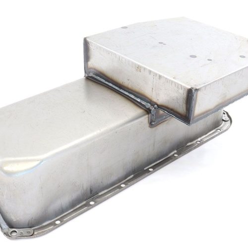 STEEL CIRCLE TRACK SBC OILPAN UNPLATED 1955-79 6QTS CAPACITY