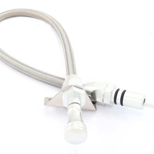 TRANS GLIDE FLEXIBLE DIPSTICK FIREWALL MOUNT. POWERGLIDE