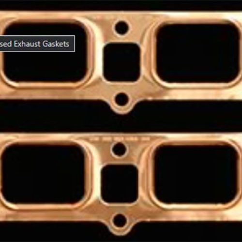BAE HEMI PRO COPPER EXHAUST   GASKETS 1.850″ x 2.600″ (PAIR)