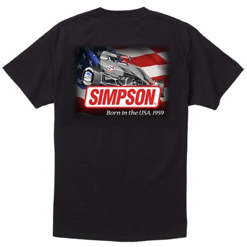 AMERICAN FLYER TEE MEDIUM     – WINGLESS SPRINT BLACK