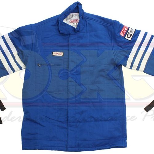 2 LAYER JACKET MEDIUM BLUE    – SFI-5 RATED – ARM RESTRAINTS