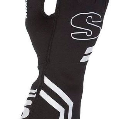 ENDURANCE GLOVE LARGE BLACK   – SFI-5 – FIA SILICONE PALM