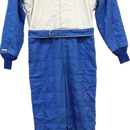 STD E.23 SUIT X LARGE – BLUE  2 LAYER SFI-5 – SATIN/TWILL