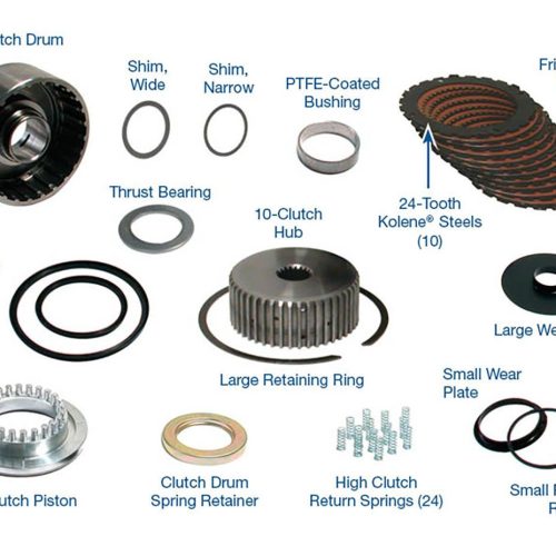 PG 10-CLUTCH DRUM KIT         24-TOOTH STEELS, INCL BEARING