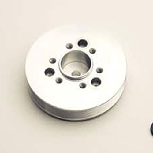 6-RIB ACCESSORY PULLEY SB CHEV3-BOLT SBC BALANCER TO 6-BOLT
