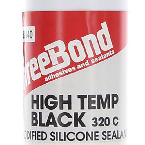 HIGH TEMP RTV SILICONE -BLACK-300ML CARTRIDGE