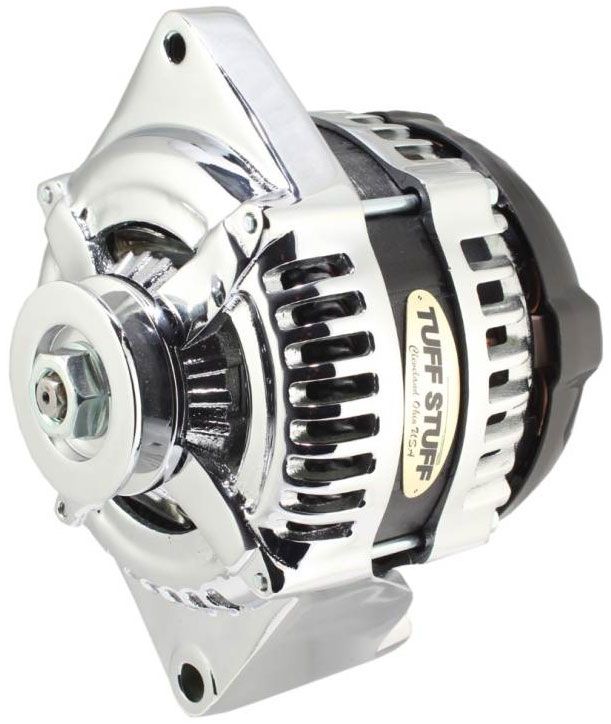 FORD CHROME 225AMP 1 WIRE ALT 1 GROOVE CHROME ALTERNATOR
