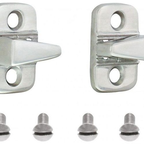 1932 FORD STAINLESS MALE DOVE TAILS ADJUSTABLE PAIR CLOSED