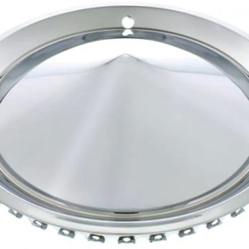 1957 PLYMOUTH 15″ HUBCAP      SET OF 4  CALIFORNIA CONE