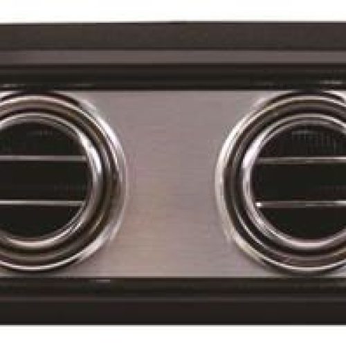 HERITAGE COOL ONLY UNDERDASH BRUSHED ALUM FACE