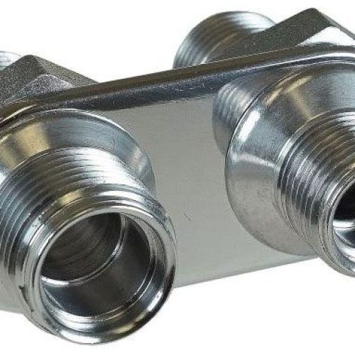 VINTAGEAIR STREAMLINE BULKHEAD2 WAY -8 -10 ORING A/C HEATER