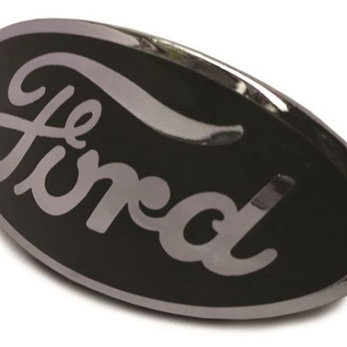 1932 FORD RADIATORSHELL EMBLEMBLACK INCL MOUNT HARDWARE-