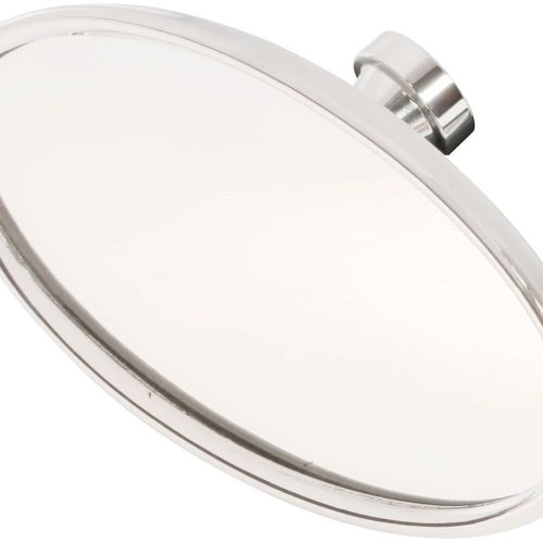 VINTIQUE UNIV OVAL MIRROR     GLUE ON INSIDE POLISHED SS